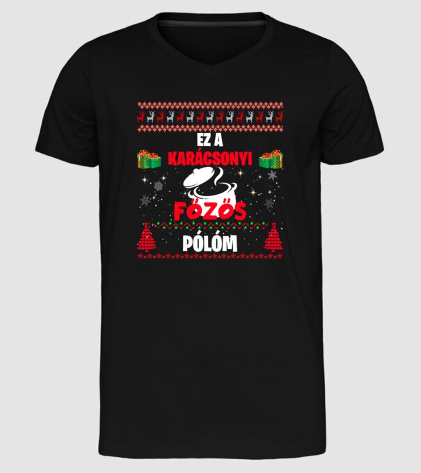  minta fekete pólón
