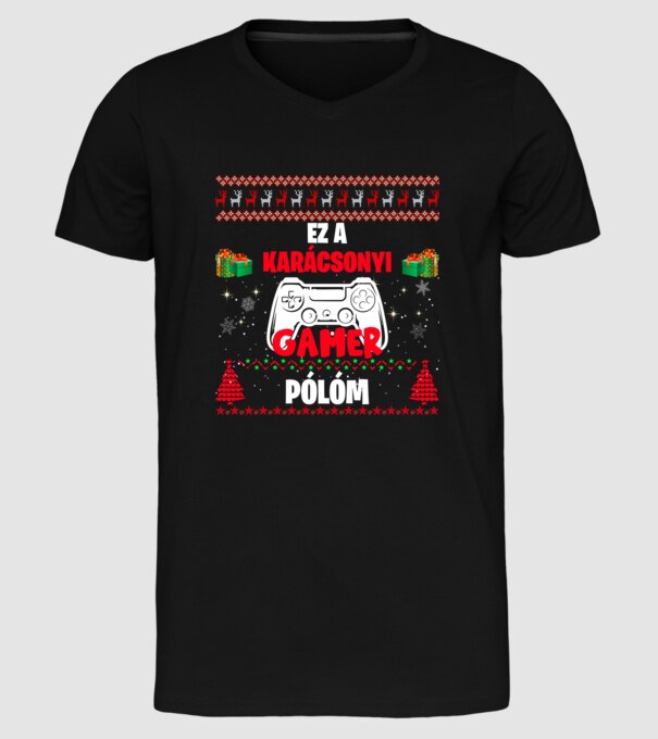  minta fekete pólón