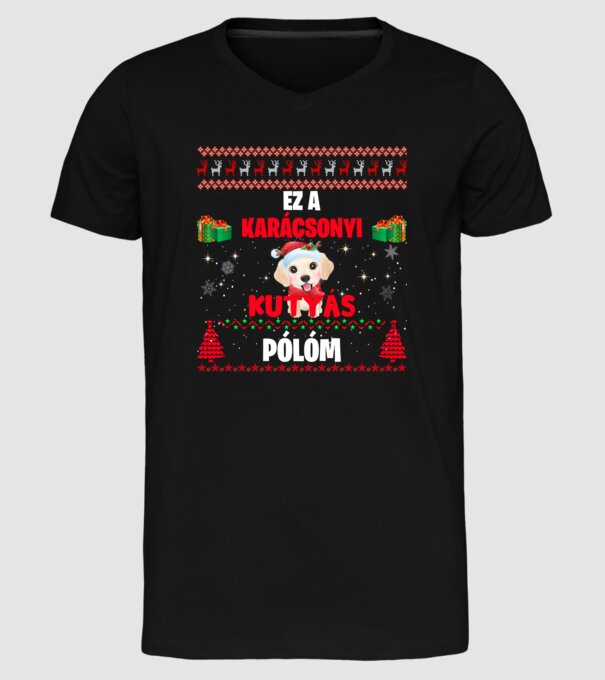  minta fekete pólón