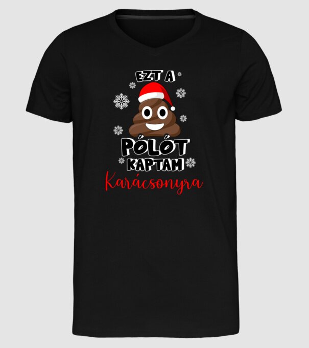  minta fekete pólón