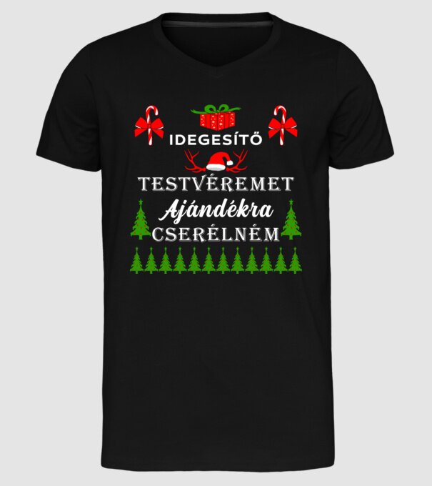  minta fekete pólón