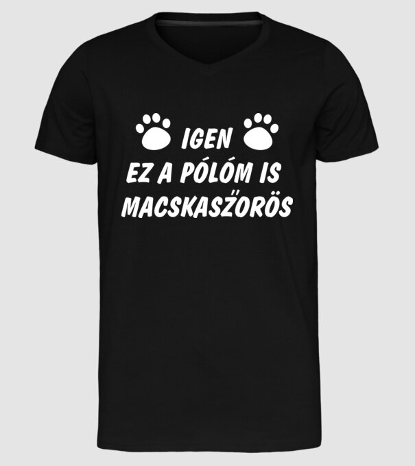  minta fekete pólón