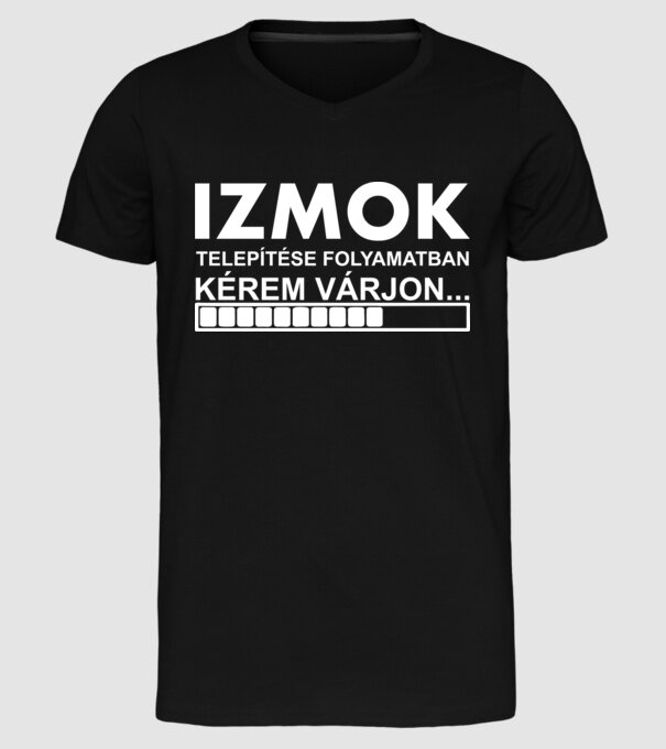  minta fekete pólón