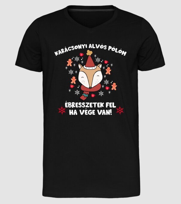  minta fekete pólón