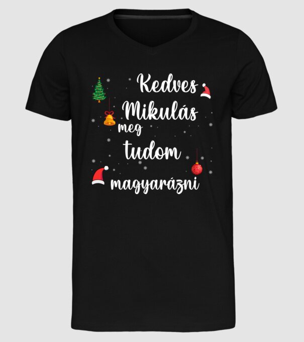  minta fekete pólón