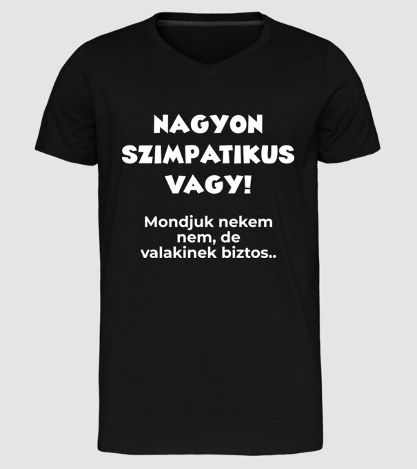  minta fekete pólón