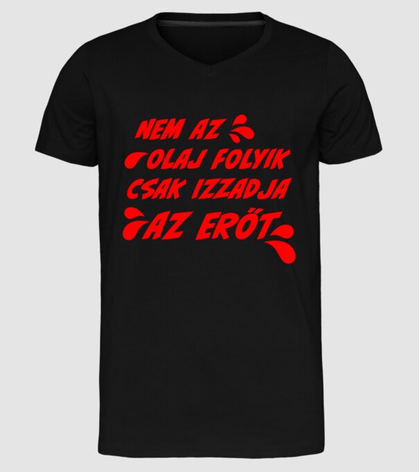  minta fekete pólón