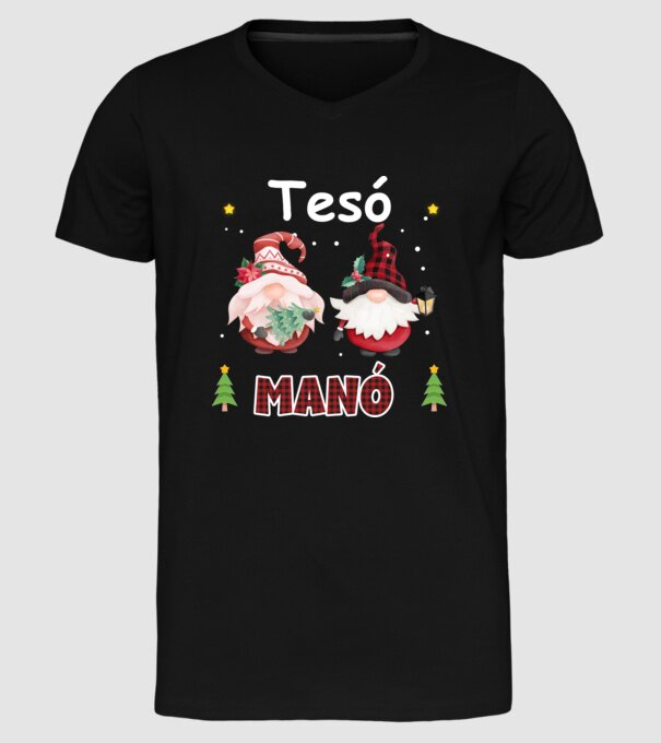  minta fekete pólón