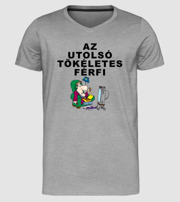  minta szürke pólón