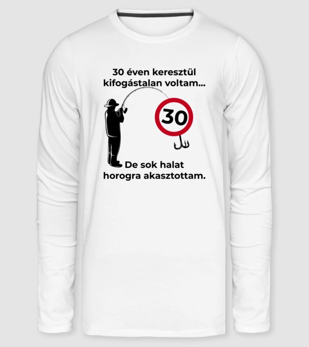 minta fehér pólón