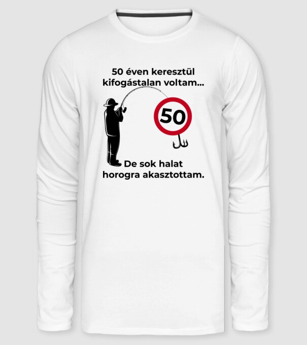  minta fehér pólón