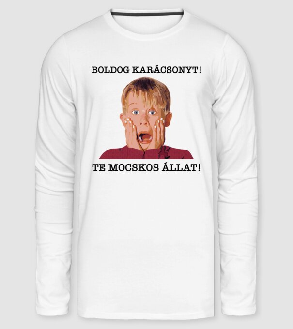  minta fehér pólón