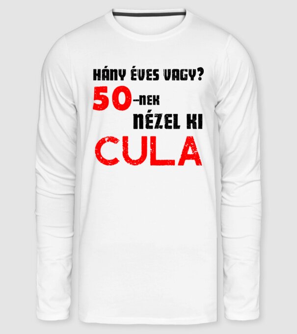 minta fehér pólón