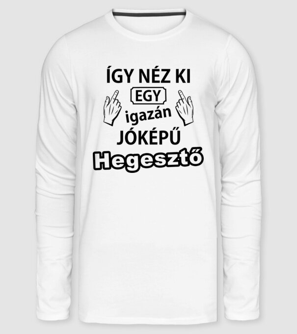  minta fehér pólón