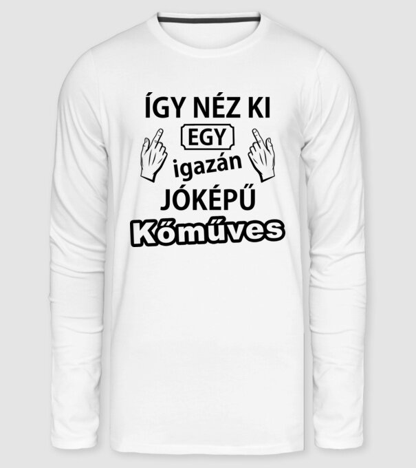  minta fehér pólón