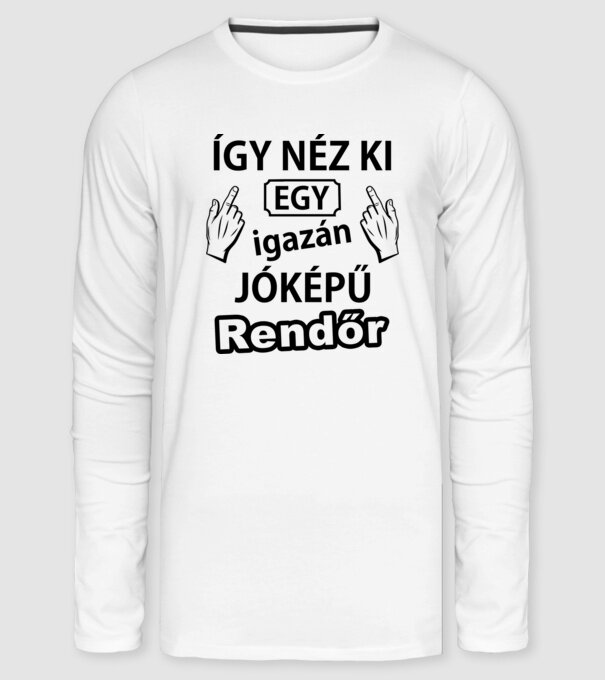  minta fehér pólón