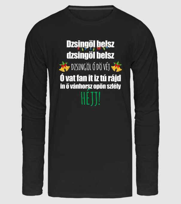  minta fekete pólón