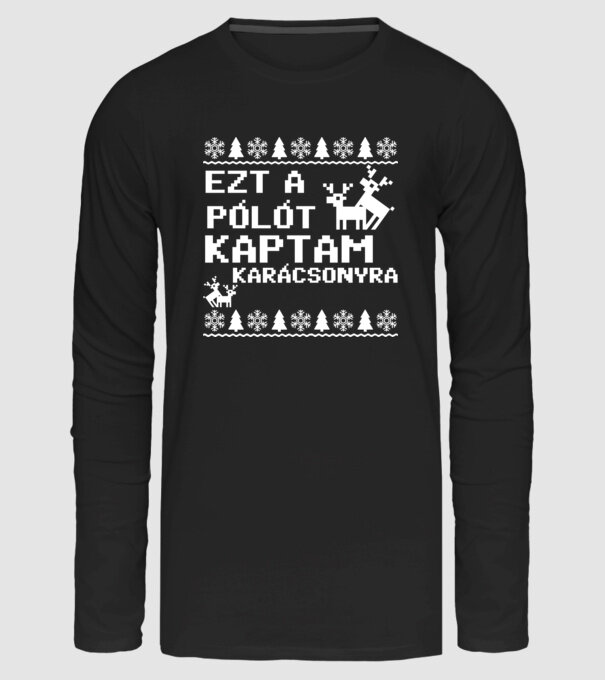  minta fekete pólón