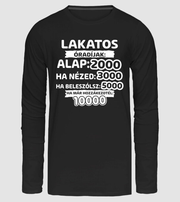  minta fekete pólón