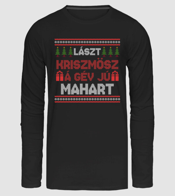  minta fekete pólón