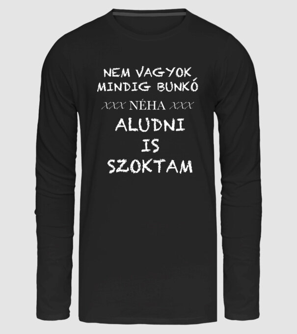  minta fekete pólón