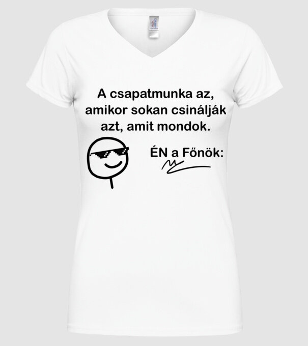  minta fehér pólón