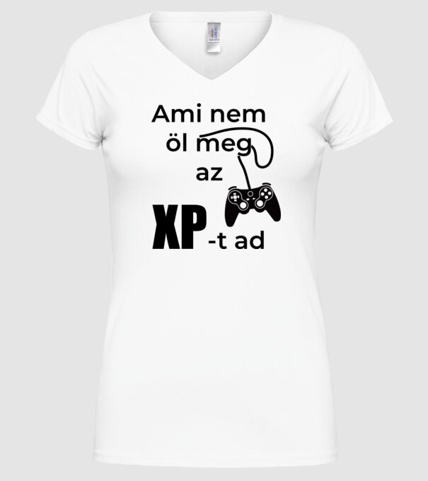  minta fehér pólón