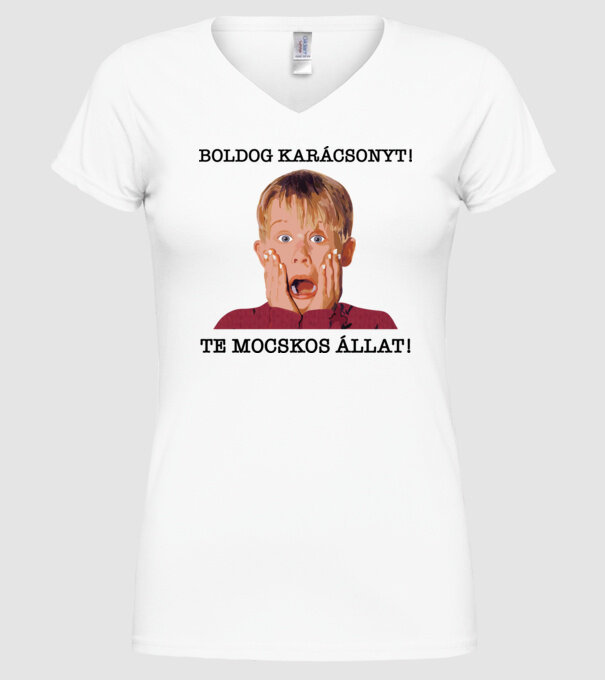  minta fehér pólón