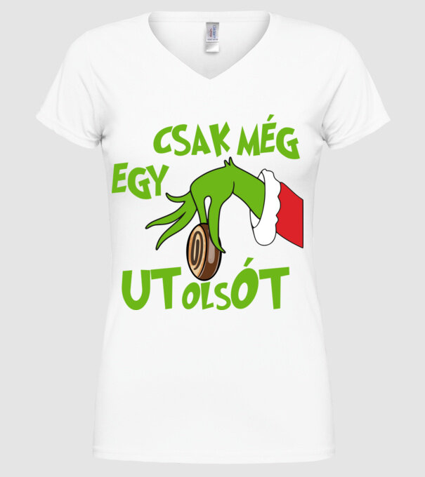  minta fehér pólón