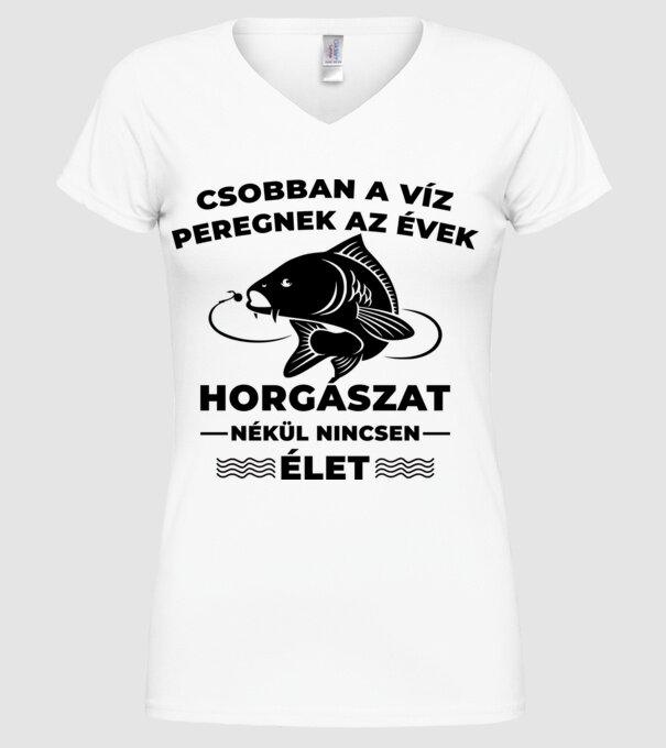  minta fehér pólón