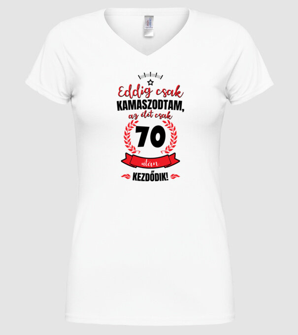  minta fehér pólón