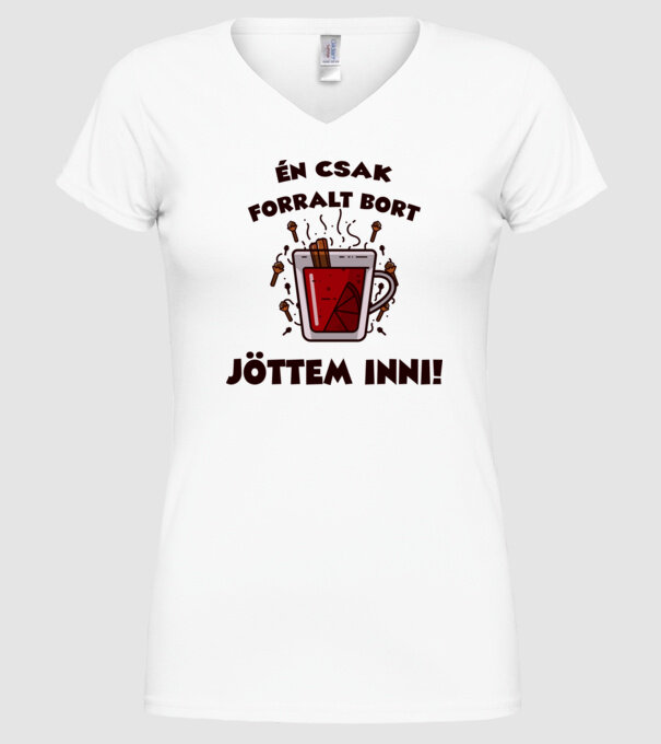  minta fehér pólón