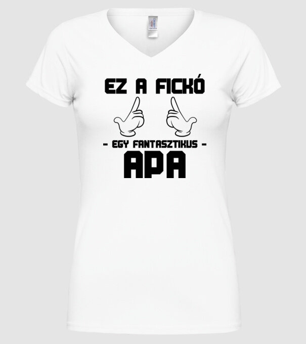  minta fehér pólón