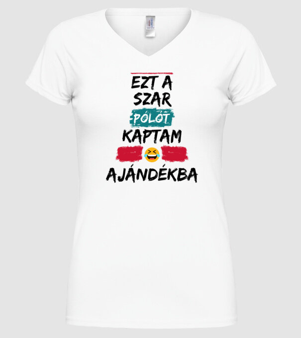  minta fehér pólón