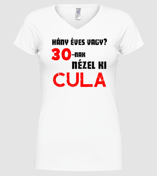  minta fehér pólón