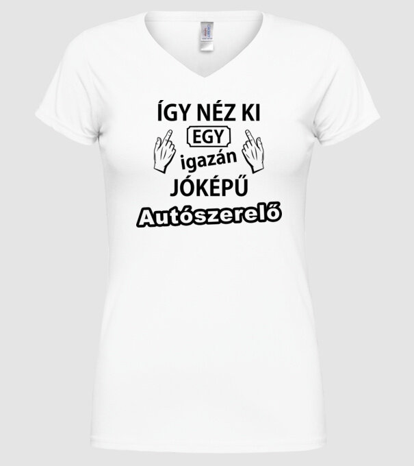  minta fehér pólón