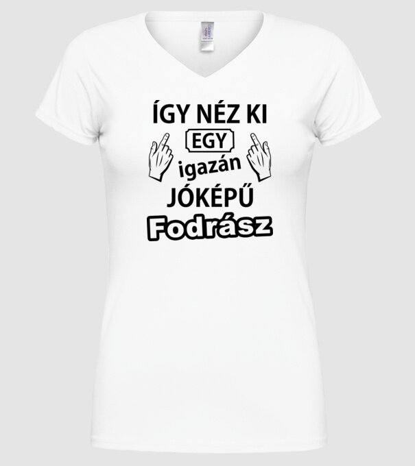  minta fehér pólón