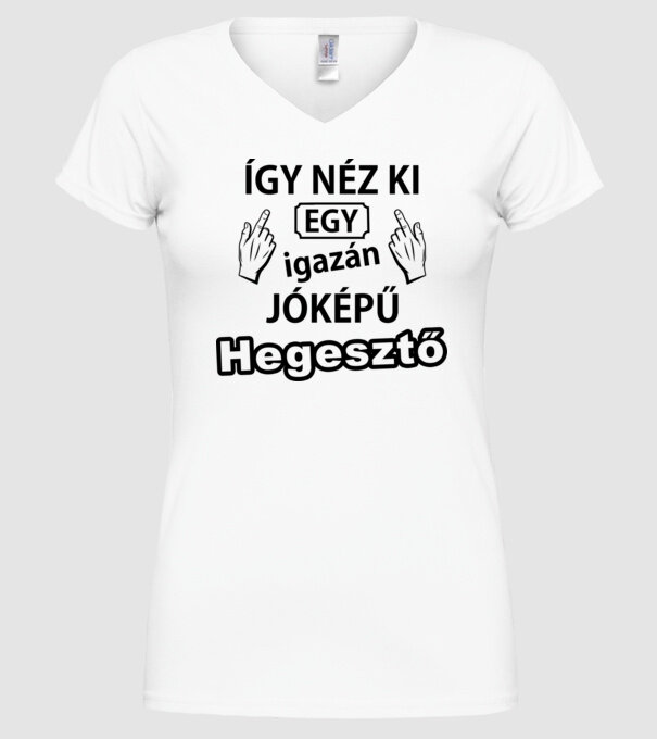  minta fehér pólón