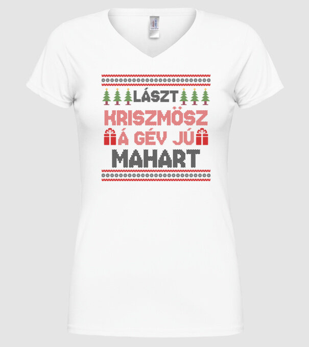  minta fehér pólón