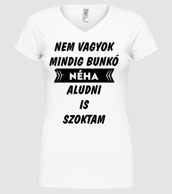  minta fehér pólón