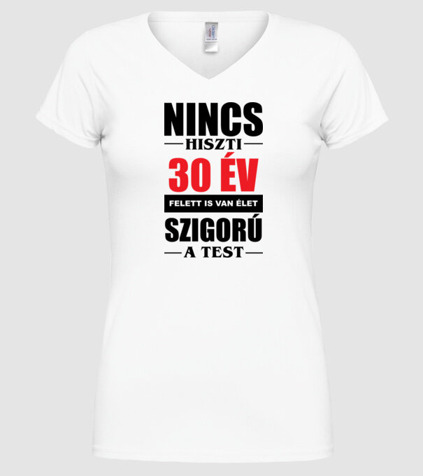  minta fehér pólón