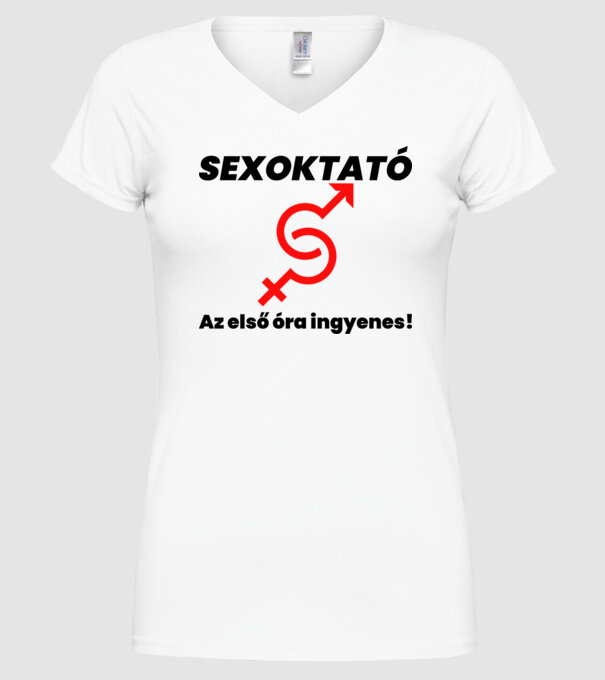  minta fehér pólón