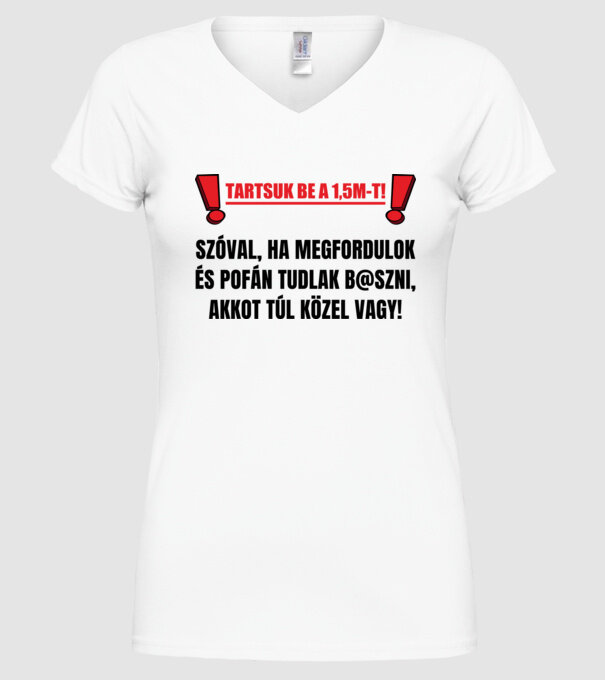  minta fehér pólón