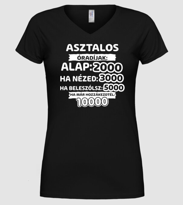  minta fekete pólón