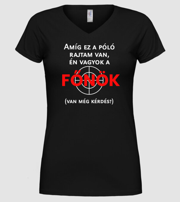  minta fekete pólón