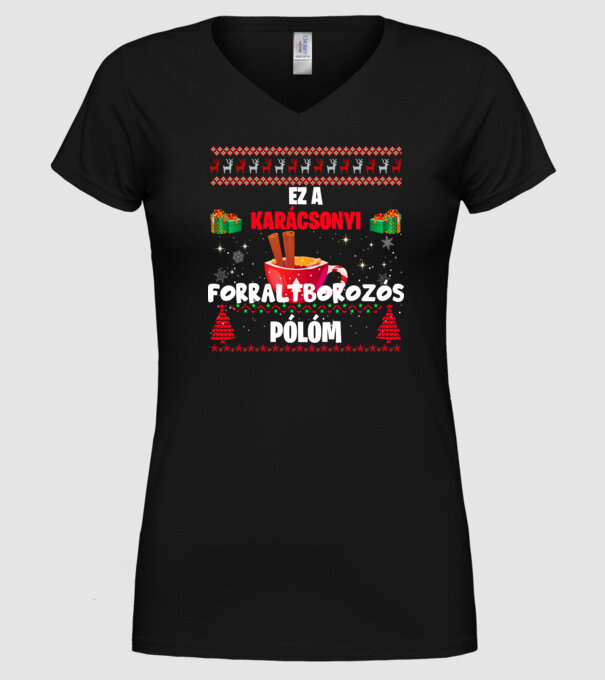 minta fekete pólón