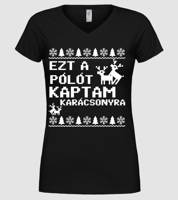  minta fekete pólón