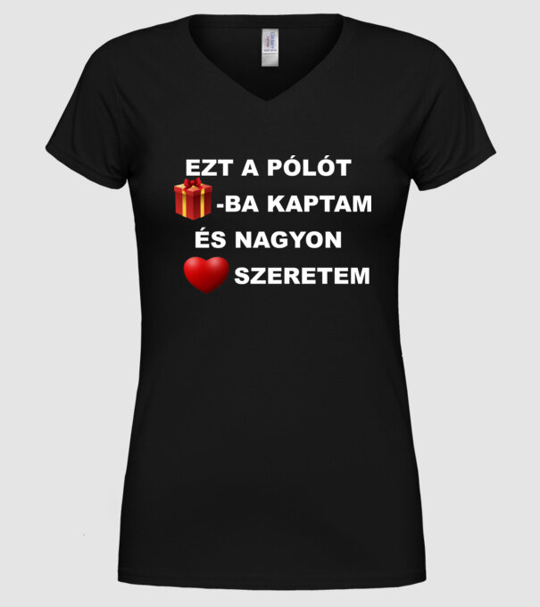  minta fekete pólón