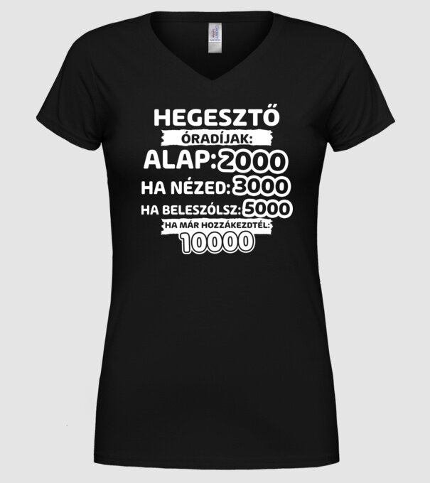  minta fekete pólón