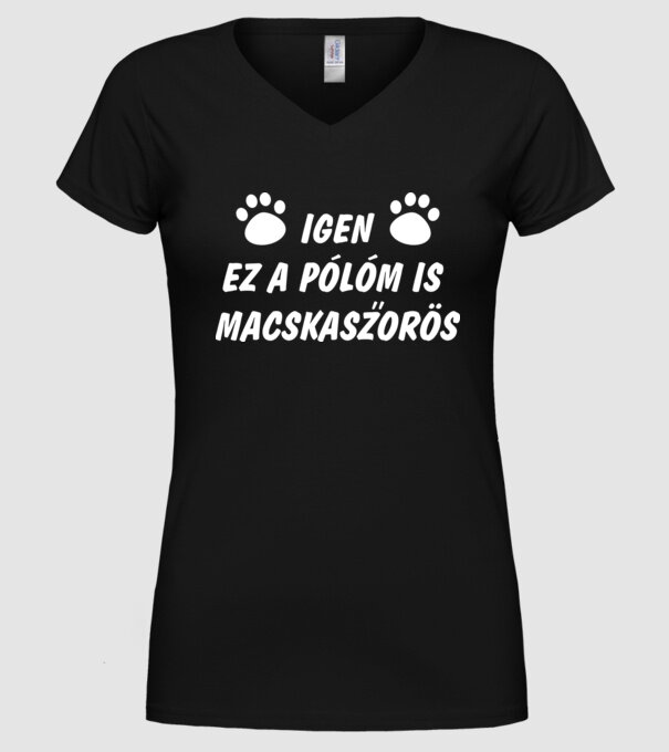  minta fekete pólón